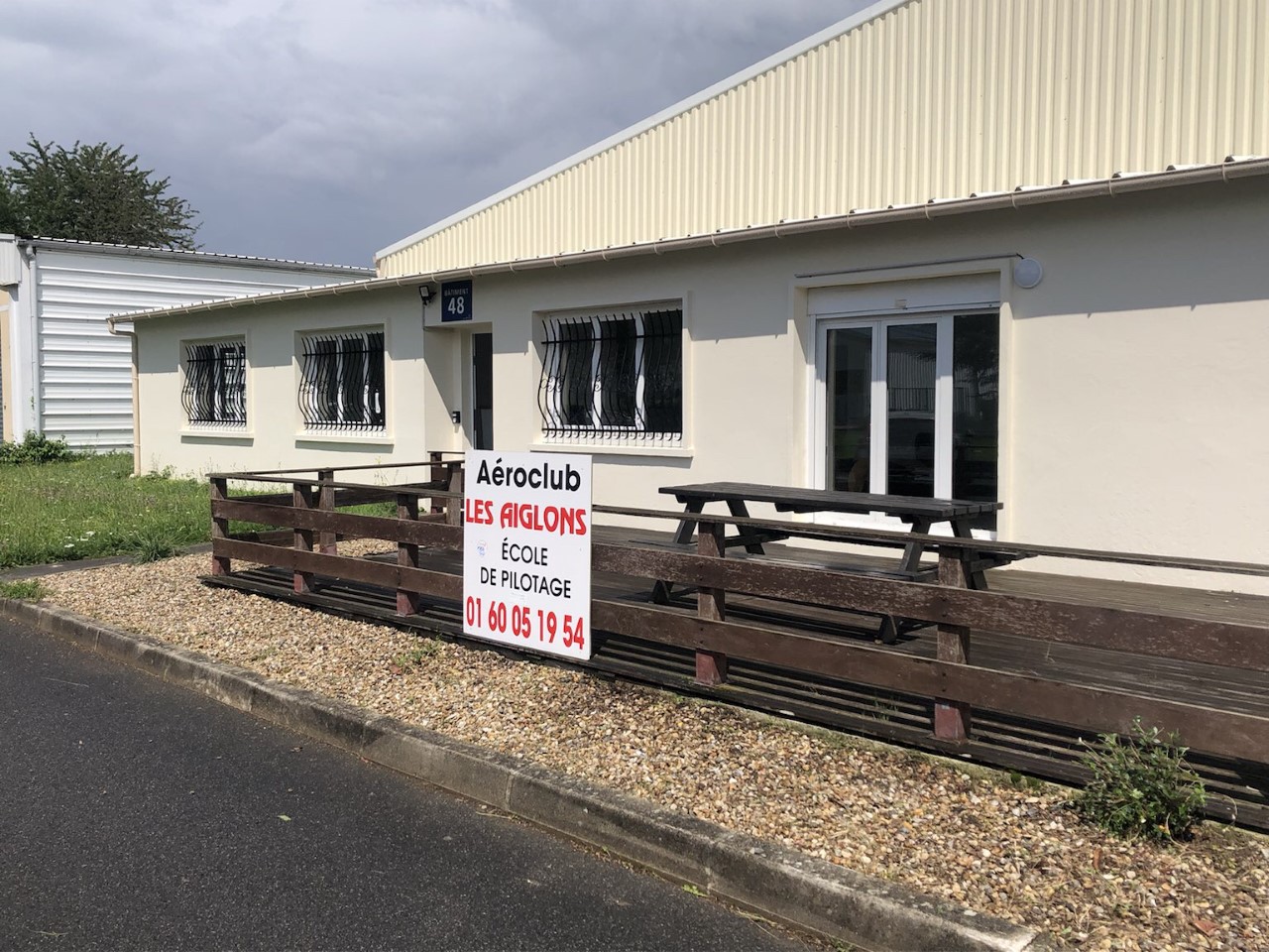 Le clubhouse des Aiglons à Lognes