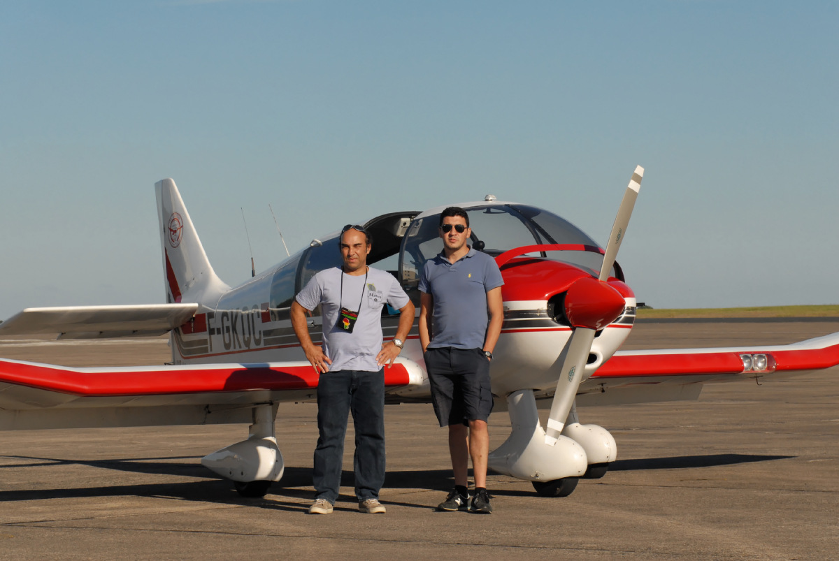 DR400 F-GKQC sur le tarmac de Lognes